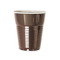 Стакан пластиковый для кофе FLO Evo 190 мл. (коричневый)