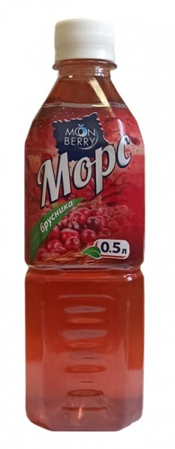 Морс Moonberry, брусника, 0,5 л.