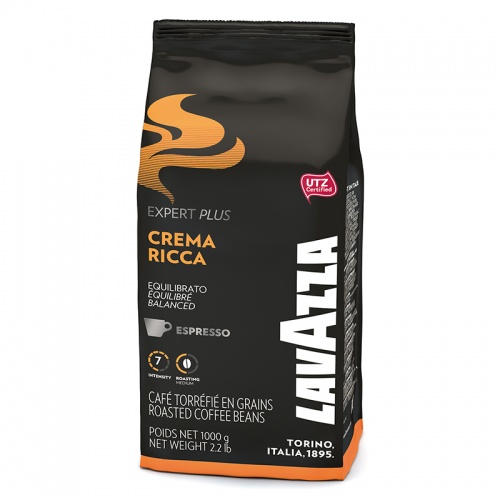 Кофе зерновой LAVAZZA Crema Ricca, 1 кг (A/R)