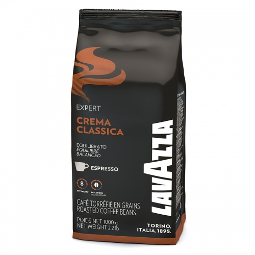 Кофе зерновой LAVAZZA - Crema Classica, 1 кг.
