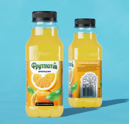 Напиток Фрутмотив, апельсин, 0,5л