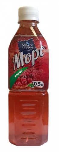 Морс Moonberry, клюква, 0,5 л.