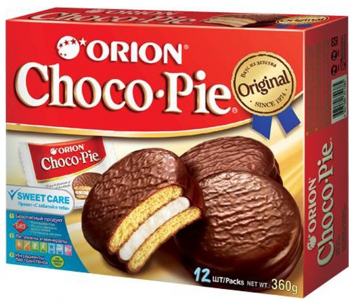 Печенье Choco Pie (Чоко Пай), ORION, 28 гр.
