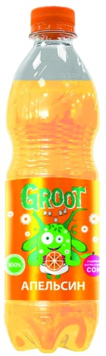 Напиток Грут (GROOT), Апельсин, ПЭТ, 0,5 л.