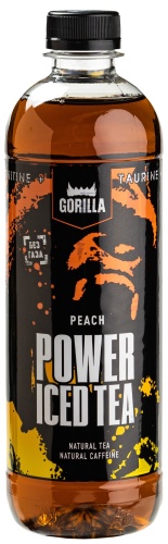 Чай Gorilla Power ICED TEA, персик, 0,5 л.