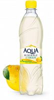 Aqua Minerale, Лимон, негазированная, 0,6 л.