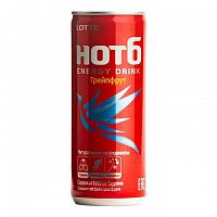Энергетический напиток Lotte Hot6 Грейпфрут, ж/б, 0,25л.