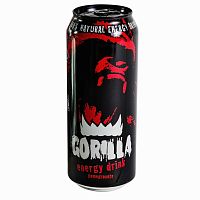 Энергетический напиток "Gorilla (Горила)" Гранат, ж/б, 0,45л
