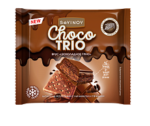 Шоколад «Савинов» Шоколадное трио и печеньем, 60 г