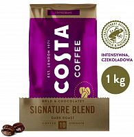 Кофе зерновой Costa Coffee Signature Blend, темная обжарка, 1 кг (80А/20R)