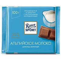 Шоколад Ritter Sport «Альпийское молоко», 100 г