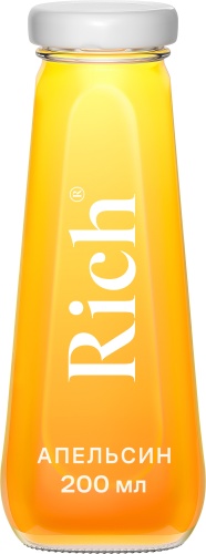 Сок Rich Апельсин, в стекле, 0,2 л., 
