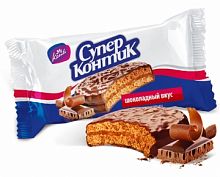 Печенье СУПЕР-КОНТИК шоколадный, 100 гр.