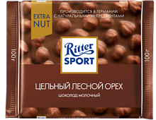 Шоколад Ritter Sport «Цельный орех», 100 г