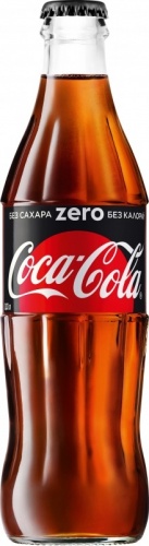 Coca-Cola Zero, в стекле, 0,33 л., 