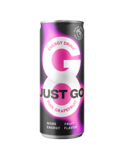 Энергетический напиток "Just GO" Грейпфрут, ж/б, 0,5л