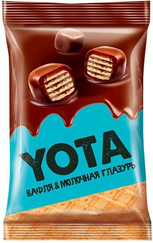 Драже вафля в молочно-шоколадной глазури «Yota» , 40 гр.