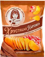 Чипсы Хрустящий картофель, бекон, 40 гр.
