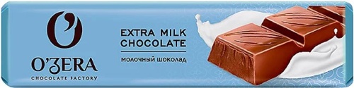 Батончик шоколадный «OZera», молочный Extra milk, 45гр