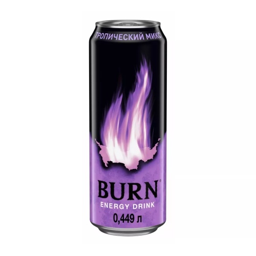 Берн (Burn), Тропический микс, ж/б, 0,449 л.