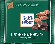 Шоколад Ritter Sport «Цельный Миндаль», 100 г