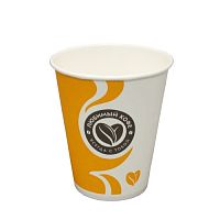 Стакан бумажный Любимый кофе SPV6 (HUHTAMAKI), 150 мл., диаметр 70,3 мм.