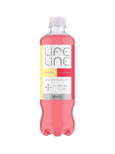Вит. напиток LifeLine «Клубника-Ваниль», ПЭТ, 0,5 л.