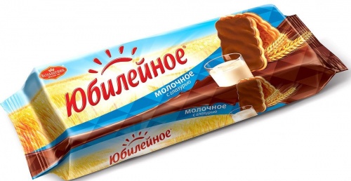 Печенье Юбилейное с шоколадом, 116 гр.