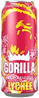 Энергетический напиток "Gorilla (Горила)" личи/груша, ж/б, 0,45л