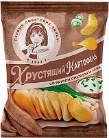 Чипсы Хрустящий картофель, сметана и лук, 40 гр.