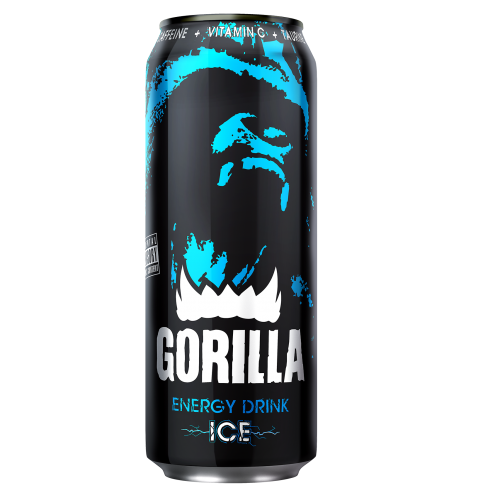 Энергетический напиток "Gorilla" Мята, ж/б, 0,45л