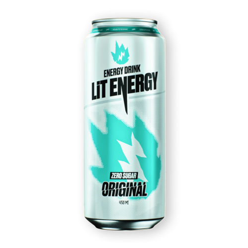 Энергетический напиток Lit Energy Zero Sugar, ж/б, 0.45л