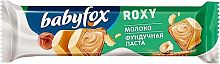 Батончик вафельный «BabyFox» ROXY, Молоко/фундучная паста, 18гр