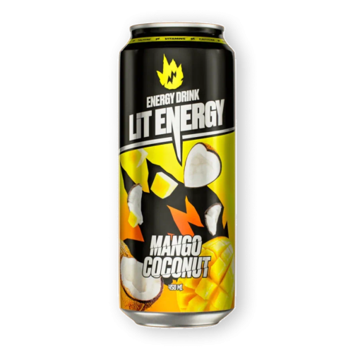 Энергетический напиток Lit Energy Mango, ж/б, 0.45л