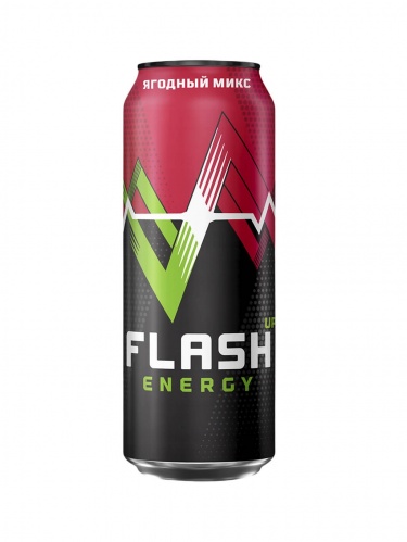 Энергетический напиток Flash Ягодный микс, ж/б, 0.45л
