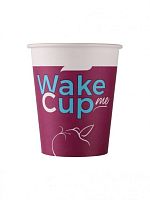 Стакан бумажный для кофе, Wake Me Cup, 165 мл., диаметр 70,3 мм.