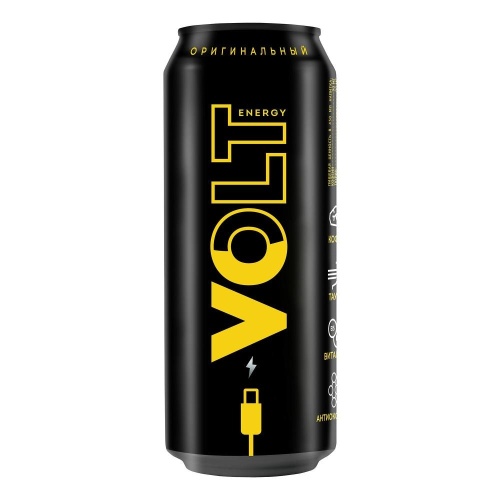 Энергетический напиток "VOLT ENERGY" (Вольт) оргинал, ж/б, 0,45л
