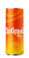Напиток "Добрый", Апельсин (Fanta), ж/б, 0,33 л.